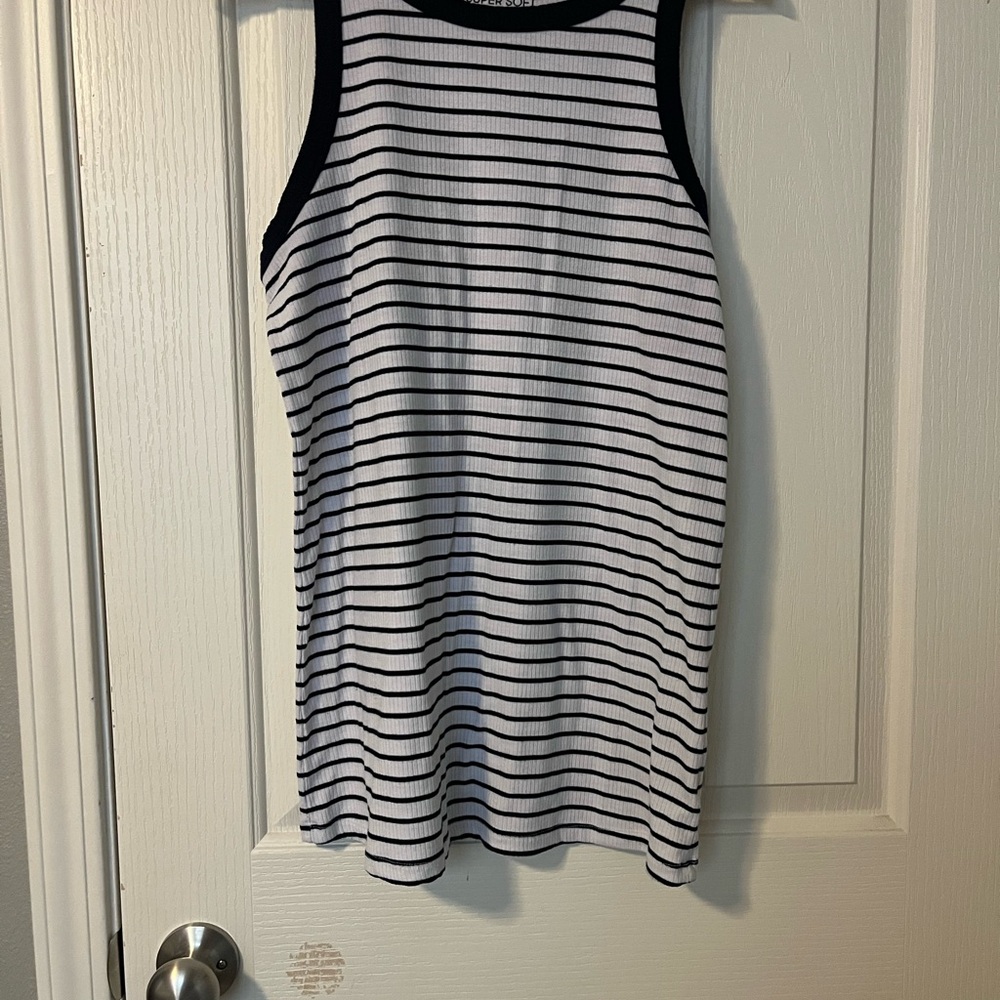 Torrid Super Soft Rib Knit Top - Black and White